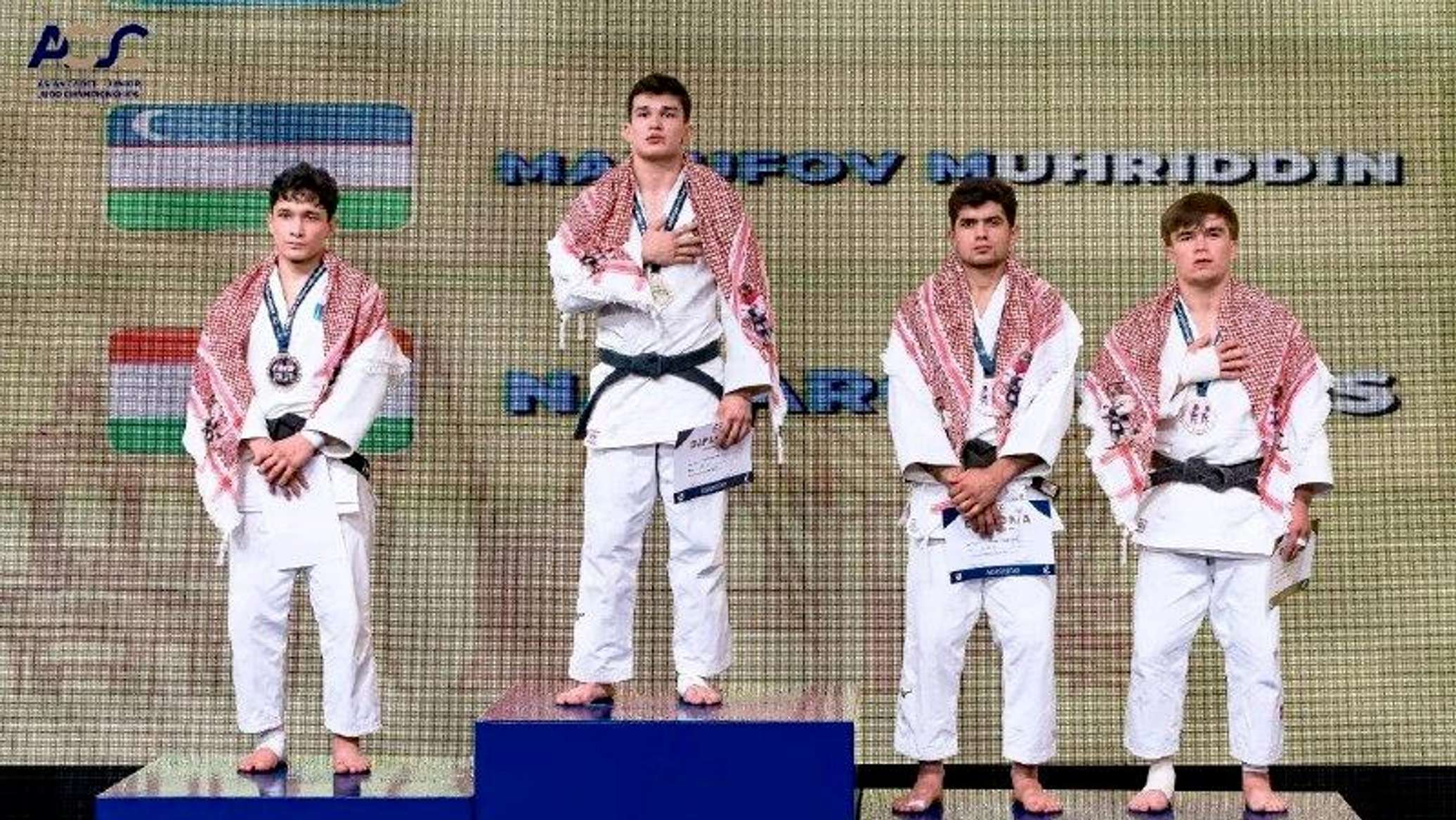 ЧА по дзюдо: молодежная сборная Узбекистана вышла на первое место в медальном зачете