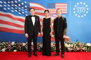 Саида Мирзиёева приняла участие в приеме по случаю визита Госсекретаря США Марко Рубио в Нью-Дели