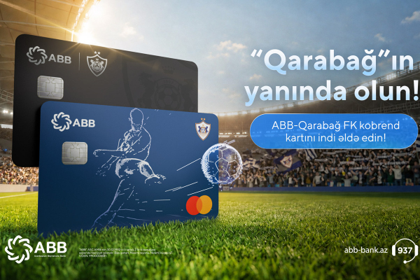 Кобрендинговая карта ABB–Qarabağ FK уже доступна для заказа в Банке ABB