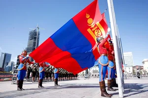 В Монголии состоялся торжественный военный парад