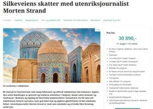 Норвежский туроператор знакомит с историческим наследием Шелкового пути