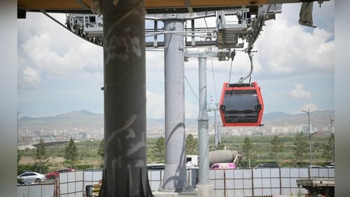 Строительство канатной дороги в Улаанбаатаре завершено на 85%
