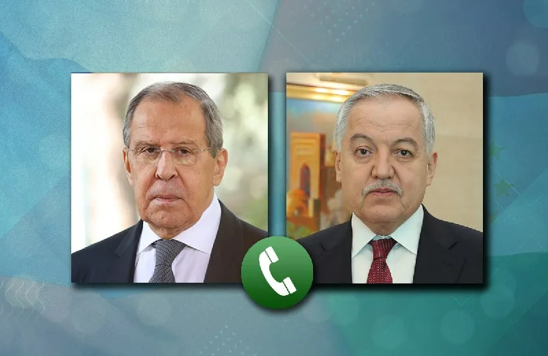 Главы МИД Таджикистана и России провели телефонный разговор