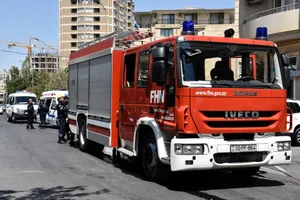 Bakıda yaşayış kompleksində yanğın