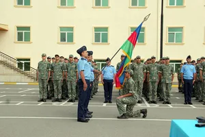 Azərbaycan Ordusunda andiçmə mərasimləri keçirilib