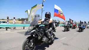 В Бишкек прибыли "Ночные волки" для патриотической акции