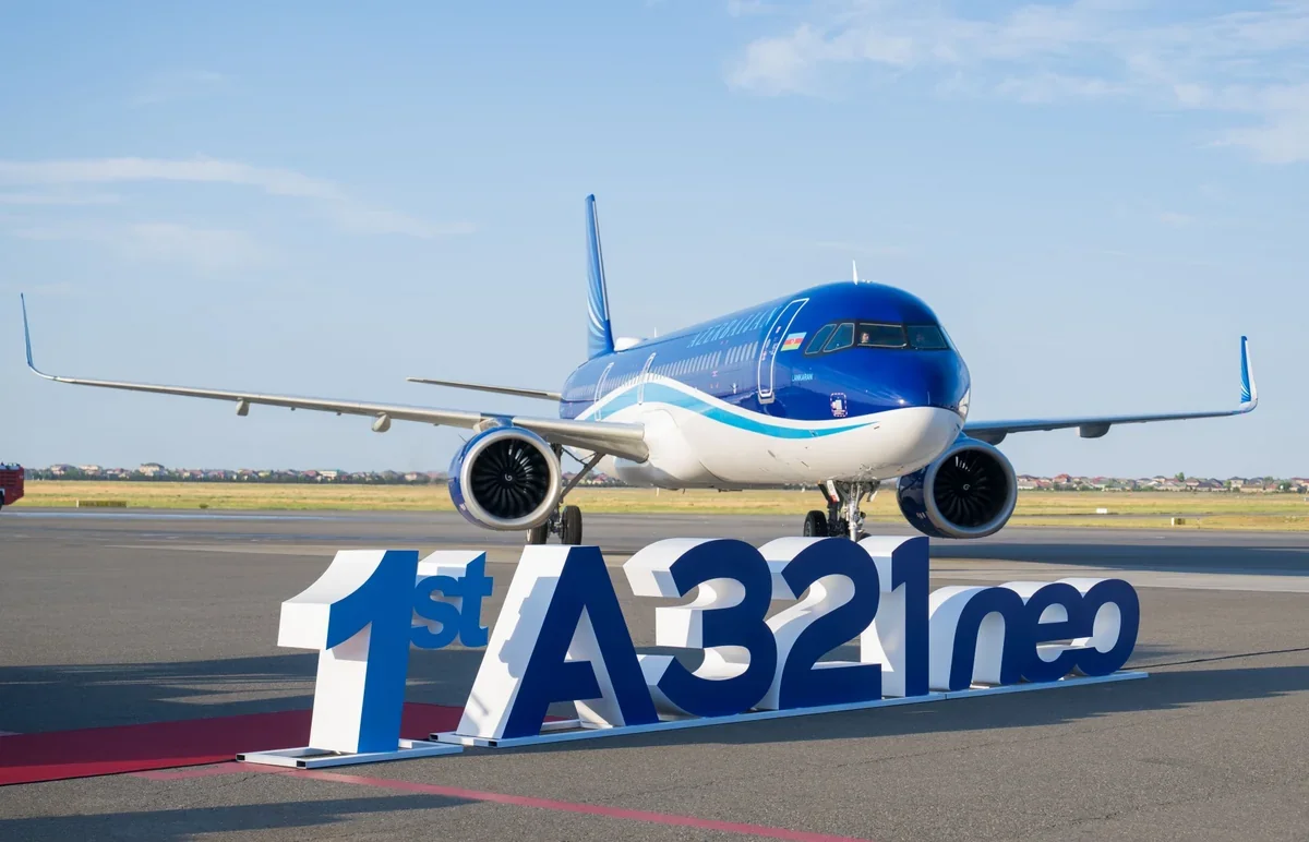 AZAL выполнила первый рейс на новом самолете Airbus A321neo